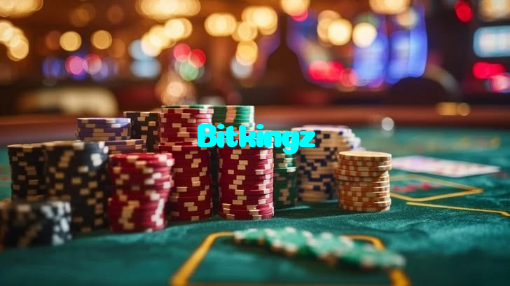 Bitkingz casino presented on mobile device in Pakistan with slots and live games