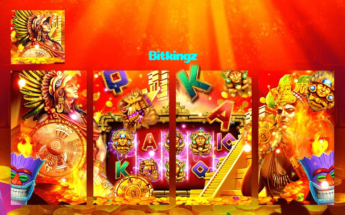 Bitkingz casino presented on mobile device in Pakistan with slots and live games